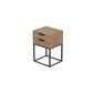 GAVETEIRO DE 02 GAVETAS ESTRUTURA METÁLICA TUBULAR 400 X 350 X 605mm